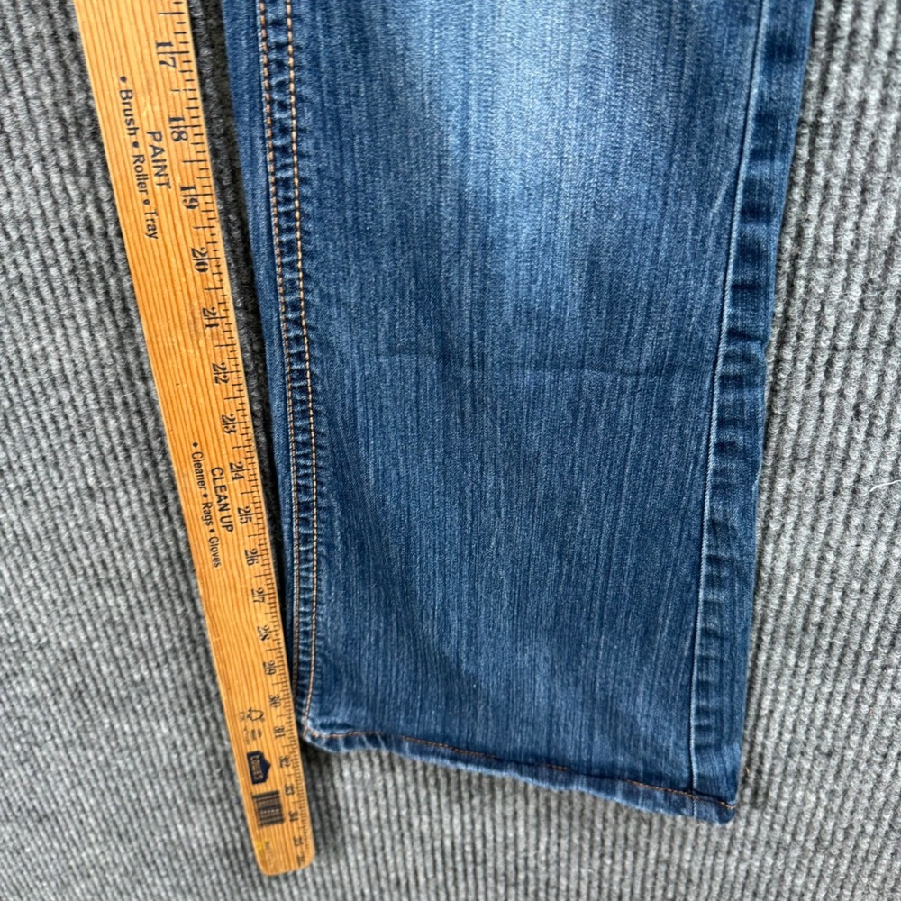 Ariya Y2K Low Rise Flare Jean 13/14 Y2K Distressed Indie Sleaze Fairy‎ Grunge - Picture 10 of 13